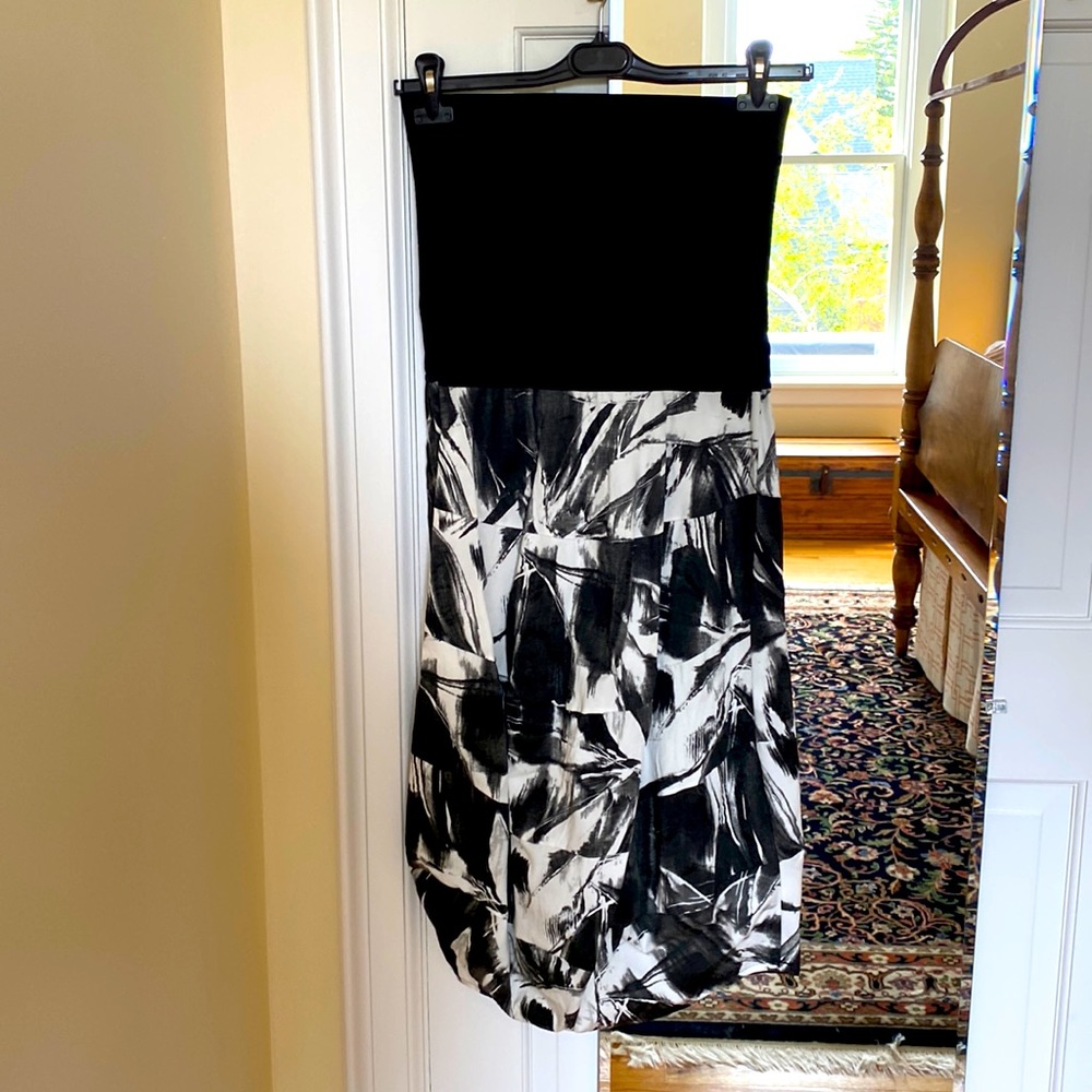 Strapless dress by Clemente
